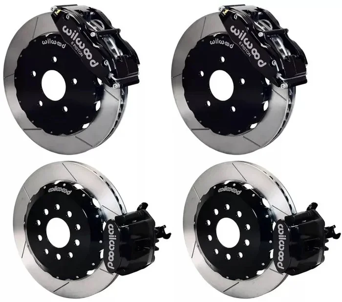 05-14 MUSTANG,FULL DISC BRAKE KIT,13″ ROTORS,BLACK CALIPERS