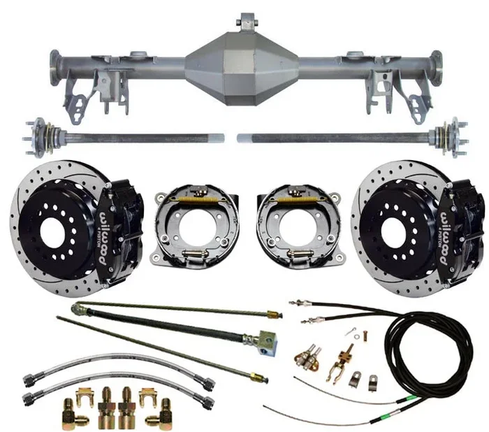 05-14 MUSTANG REAR & WIL BRAKES,13″ DRILLED ROTORS,BLACK