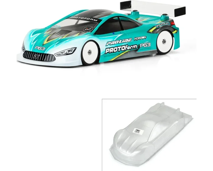 1:10 P63 X-Lite 0.4mm Clear Body for 190mm TC