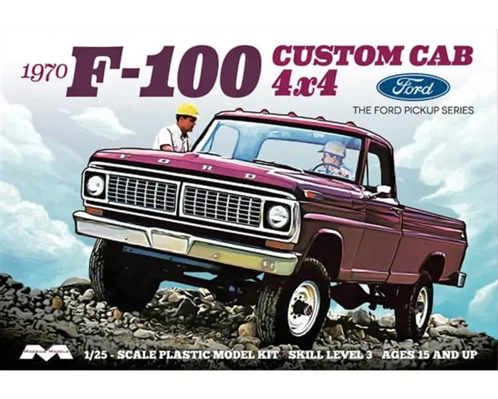 1/25 1970 F0RD F-100 Custom Cab 4×4