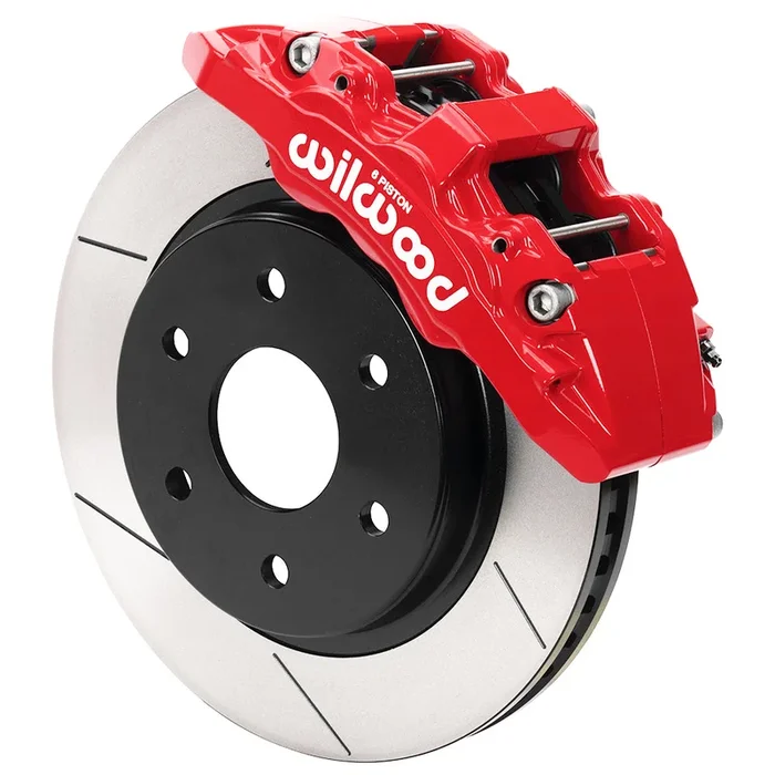 10-14 FORD F-150 SVT RAPTOR,FRONT,6 PISTON,13.38″ ROTORS,RED CALIPERS