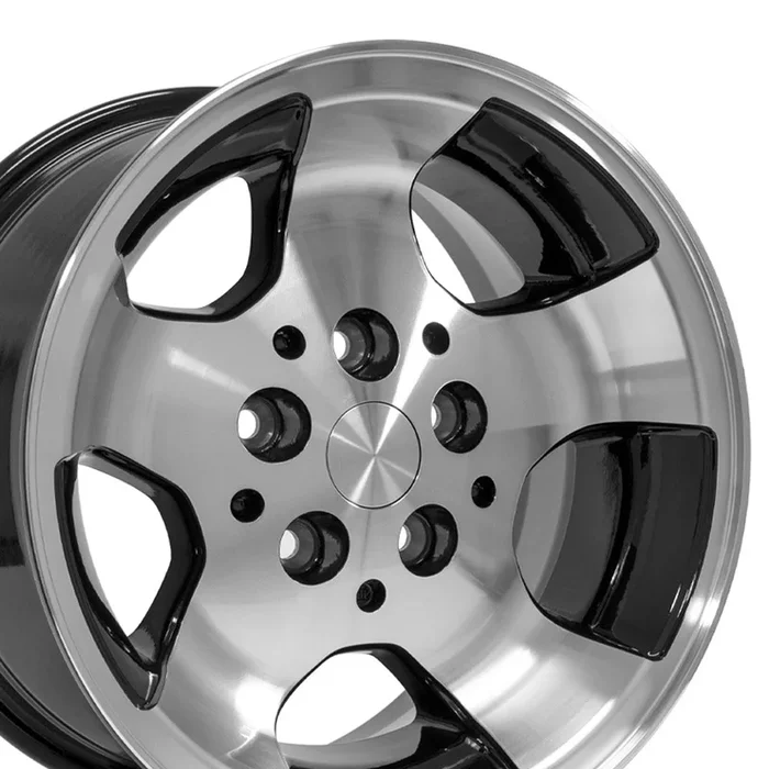 15″ Replica Wheel JP08 Fits Jeep Wrangler Rim 15×8 Machined Wheel