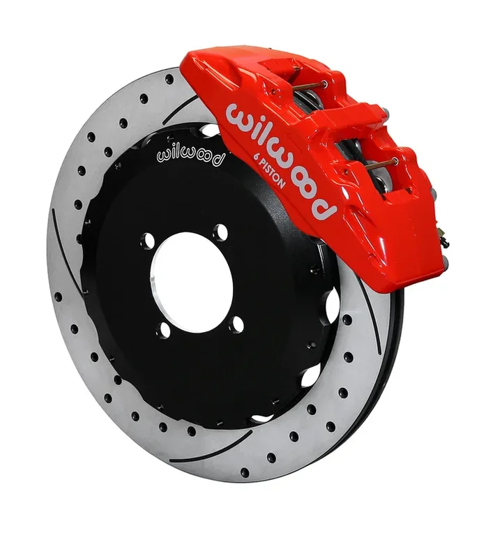 16-23 MAZDA MIATA,FRONT,13″ DRILLED ROTORS,RED CALIPERS,WITH LINES