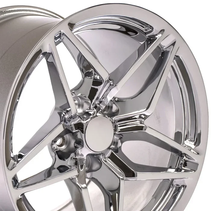17″ Replica Wheel CV31 Fits Chevrolet Corvette – C7 ZR1 Rim 17×11 Chrome Wheel