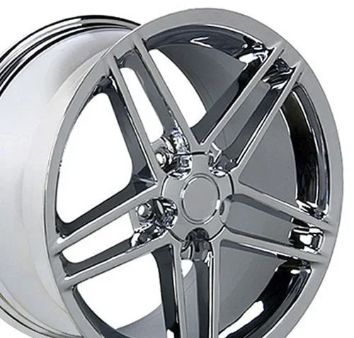 18″ Replica Wheel CV07A Fits Chevrolet Corvette – C6 Z06 Rim 18×9.5 Chrome Wheel