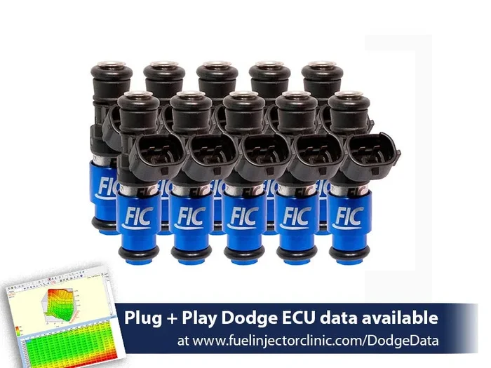 2150cc FIC Fuel Injector Clinic Injector Set for Dodge Viper ZB2 (’08-’10) VX1 (’13-’17))