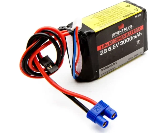 3000mAh 2S 6.6V Li-Fe Receiver Battery