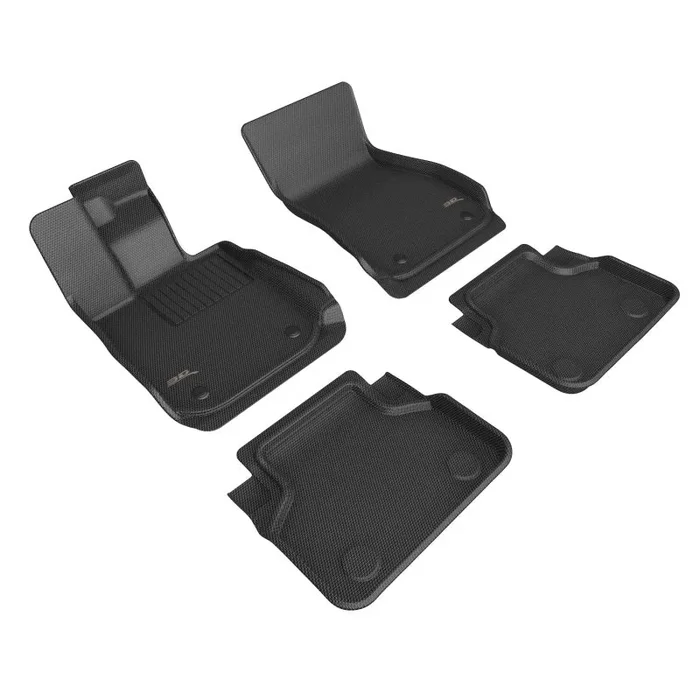3D MAXpider 18-23 BMW 8 Series Gran Coupe Kagu Floor Mat- Black R1 R26.4 lb