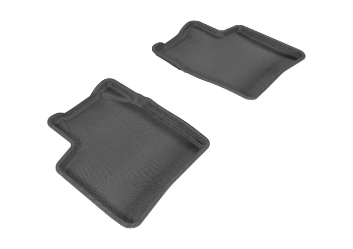 3D MAXpider 2004-2009 Toyota Prius Kagu 2nd Row Floormats – Black