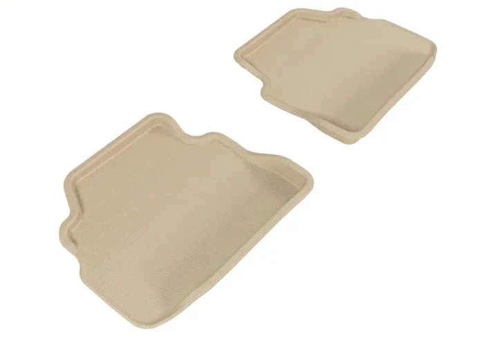 3D MAXpider 2007-2013 BMW 3 Series E92 Kagu 2nd Row Floormats – Tan