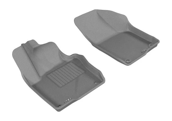 3D MAXpider 2011-2018 Volkswagen Jetta Sedan Kagu 1st Row Floormat – Gray