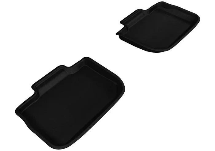 3D MAXpider 2011-2020 Dodge/Chrysler Charger/300/300C Kagu 2nd Row Floormats – Black3.3 lb
