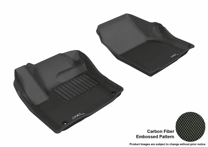 3D MAXpider 2012-2020 Land Rover Range Rover Evoque Kagu 1st Row Floormat – Black