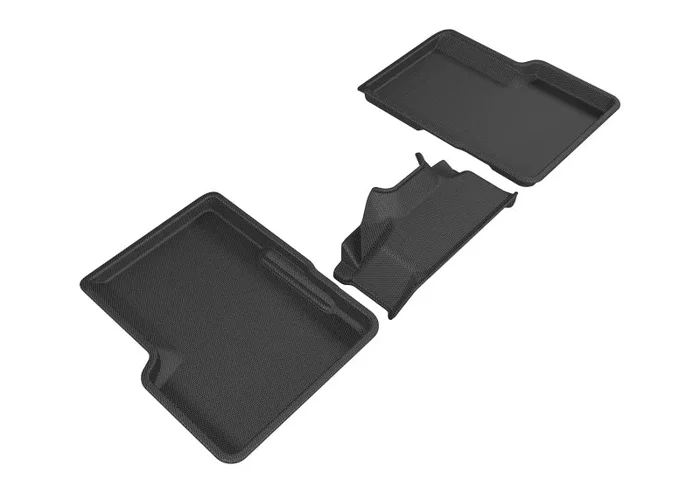 3D MAXpider 2015-2020 Jeep Renegade Kagu 2nd Row Floormats – Black