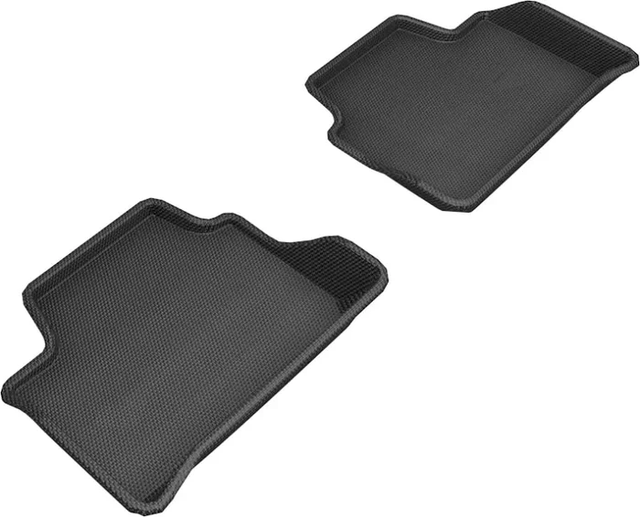 3D MAXpider 2019-2020 BMW 3 Series (G20) Kagu 2nd Row Floormats – Black3.4 lb