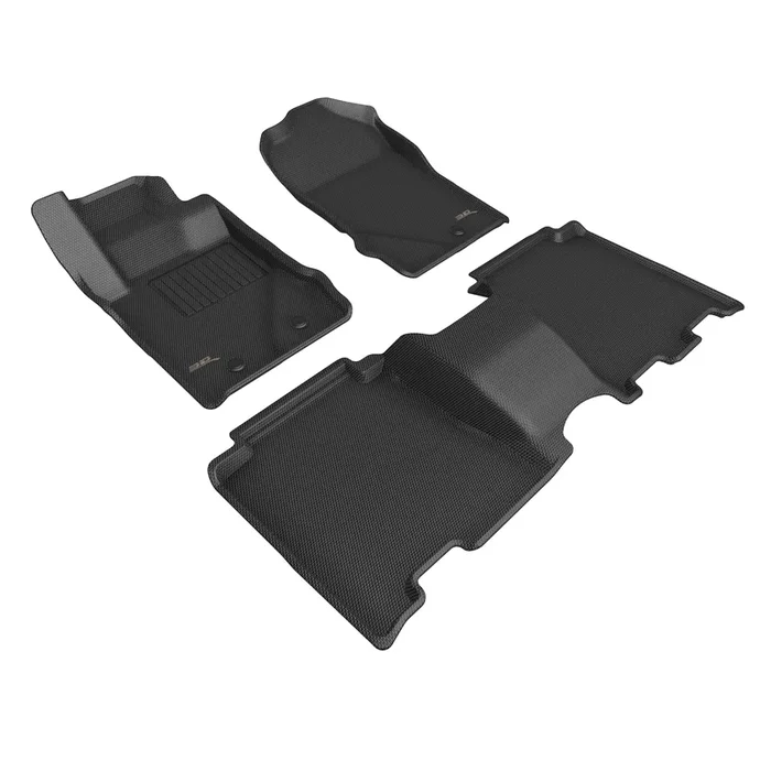 3D Maxpider 21- Ford Bronco Kagu Rear Floorliners Black
