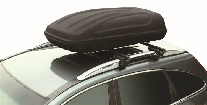 3D MAXpider Shell Roof Box With Rack Size L 47INX31INX10In (120X80X26Cm) Brown