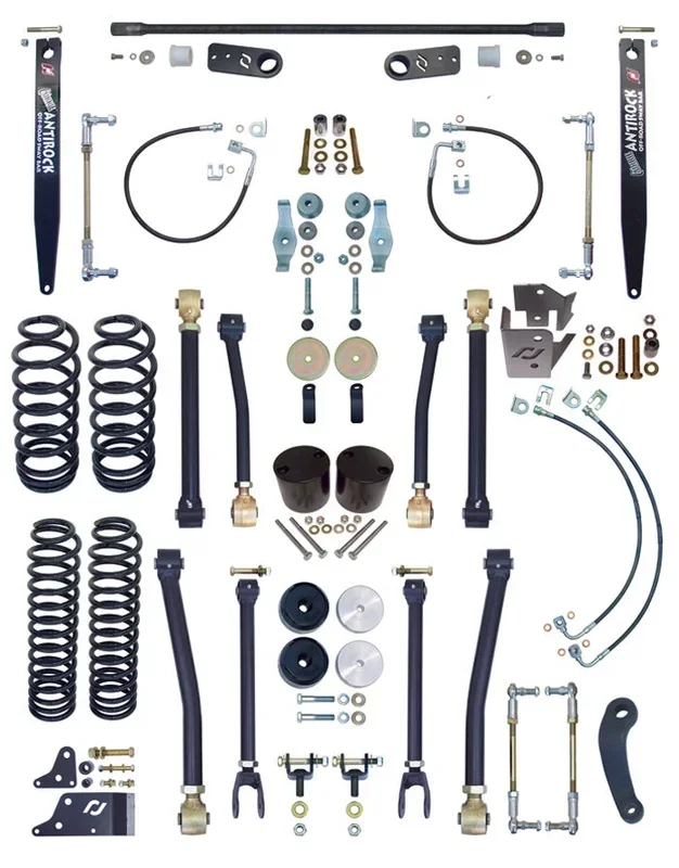 4″ SUSPENSION W/LINKS & REAR S BAR,JK 2D