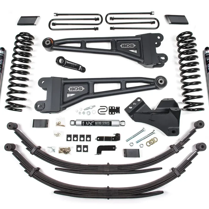 4 Inch Lift Kit W/ Radius Arm – Ford F250/F350 Super Duty (17-19) 4WD – Gas