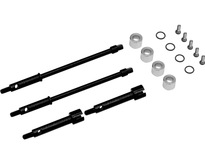 +4mm Steel Drive Stub Axles SCX24