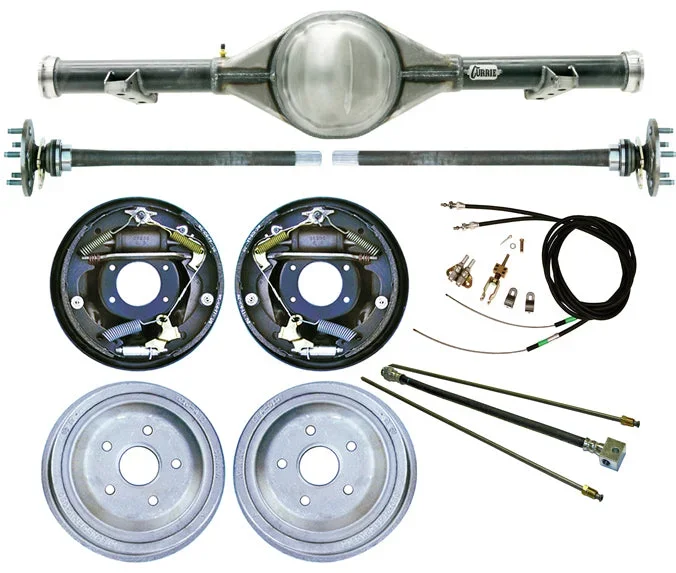 60-62 C10 5LUG REAR END & BRAKES,10″ DRUM