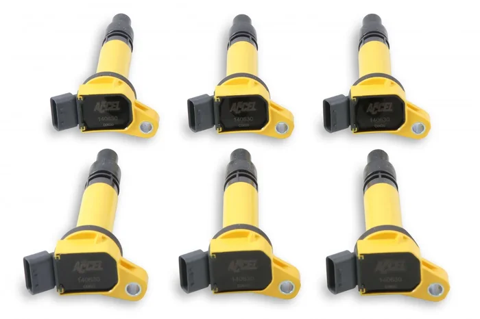 ACCEL Ignition Coils – SuperCoil – Fits 2009-2013 Toyota – 2.5/2.7L I4 – 2.5/3.5/4.0L V6 – 4.6/5.0/5.7L V8 – 6-Pack