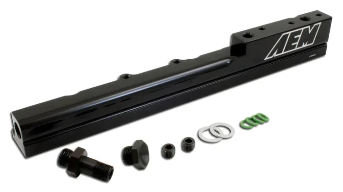AEM 99-00 Honda Civic Si Black Fuel Rail1.6 lb