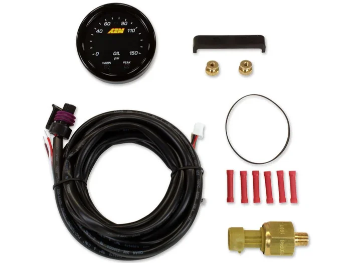 Aem Electronics X-Series Oil Pressure Gauge 0-150psi