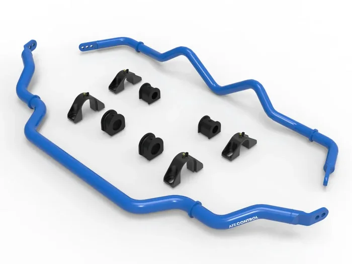aFe 16-21 Infiniti Q50/Q60 3.0L (tt) Front and Rear Sway Bar Set Blue30.1 lb
