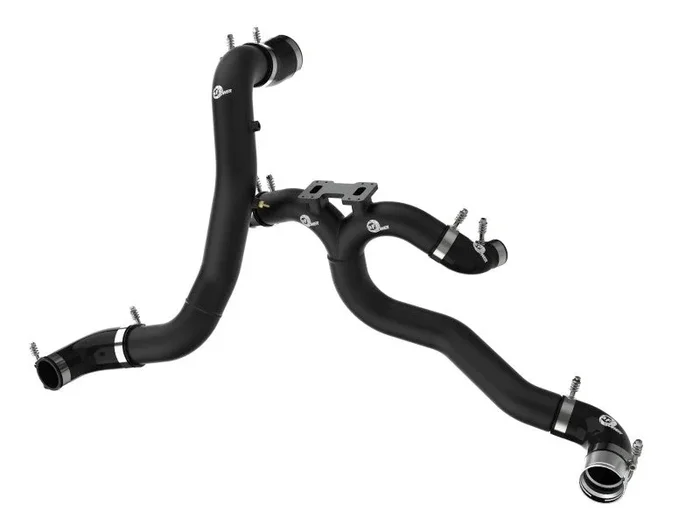 AFE 18-22 Kia Stinger V6-3.3L BladeRunner Alum Hot/Cold Charge Pipe Kit Black13.4 lb