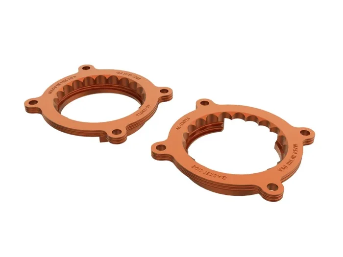 aFe 2024 Ford Mustang GT/ 2024 Ford Mustang Dark Horse V8 5.0L Silver Bullet Throttle Body Spacer1.1 lb