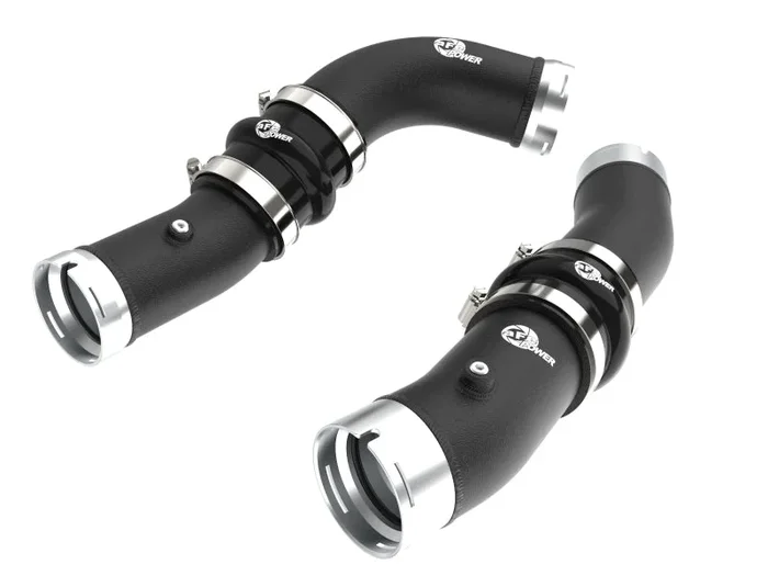 aFe 2024+ Toyota Tacoma BladeRunner 2.5in & 3in Aluminum Hot & Cold Charge Pipe Kit – Black