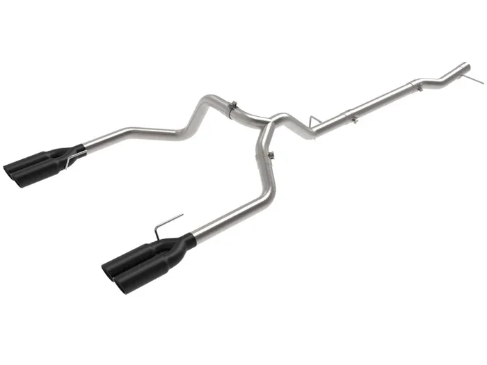 aFe 23-24 GM Trucks L6-3.0L (td) LZ0 Vulcan Series 3in 304 SS DPF-Back Exhaust System w/ Black Tip59.3 lb