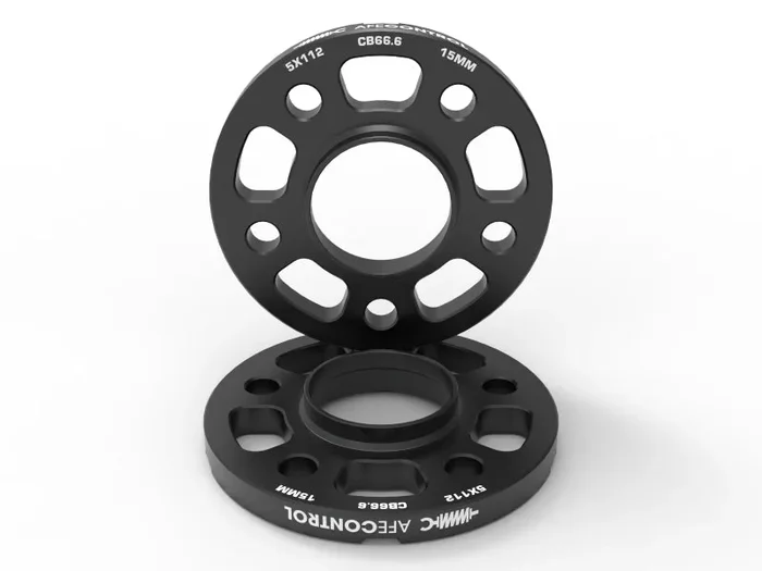 aFe CONTROL Billet Aluminum Wheel Spacers 5×112 CB66.6 15mm – Toyota GR Supra/BMW G-Series