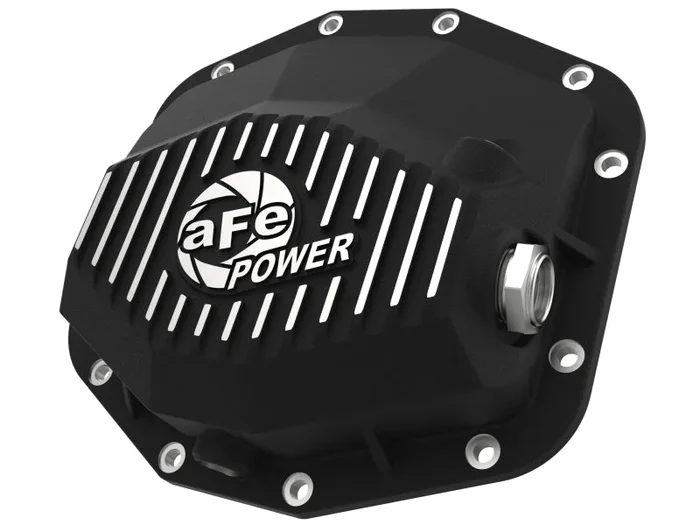 aFe POWER 21-22 Ram 1500 TRX Hemi V8 6.2L (sc) PRO Series Rear Differential Cover Black w/ Machined6.4 lb