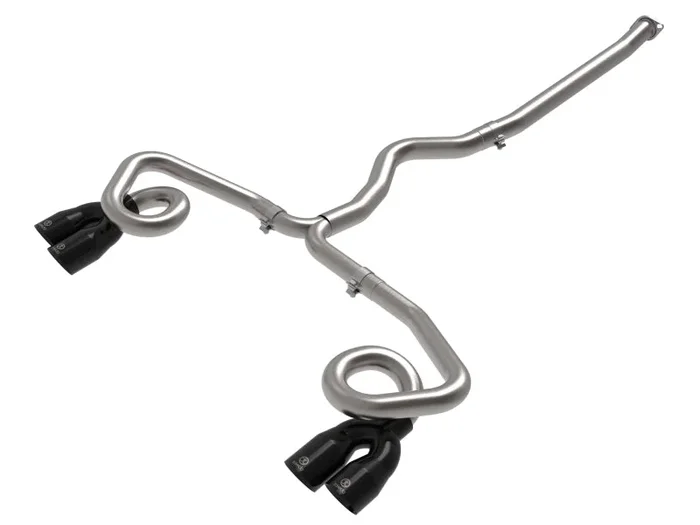 aFe POWER Takeda 3in to 2-1/2in 304 SS Cat-Back Exhaust w/ Black Tips 22-23 Subaru WRX H4-2.4L (t)50.5 lb
