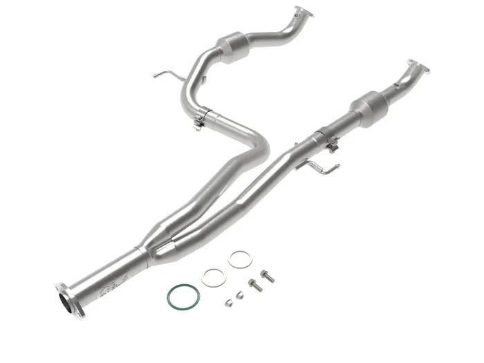 aFe Power Twisted Steel Y-Pipe w/ Cat SS 16-20 Toyota Tacoma V6 3.5L (4WD Only)33.2 lb