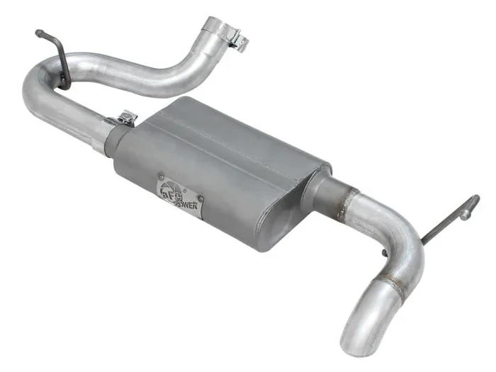 aFe Scorpion Exhaust System Axle Back Aluminized Hi-Tuck 07-17 Jeep Wrangler JK V6 3.6/3.8L19.9 lb
