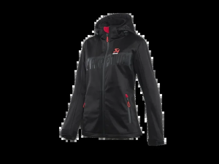 Akrapovic Womens Corpo Softshell Jacket Black – M