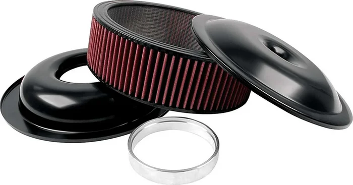 Allstar Performance LW 14in A/C Kit Black 3in Washable Element