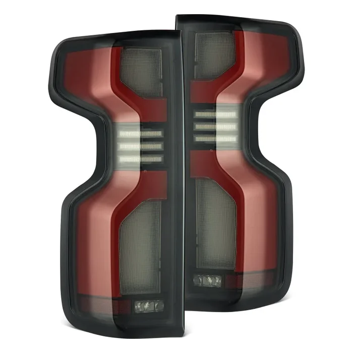 AlphaRex 19-24 Chevy Silverado 1500 / 20-24 2500HD/3500HD LUXX-Series LED Tail Lights Red9.6 lb