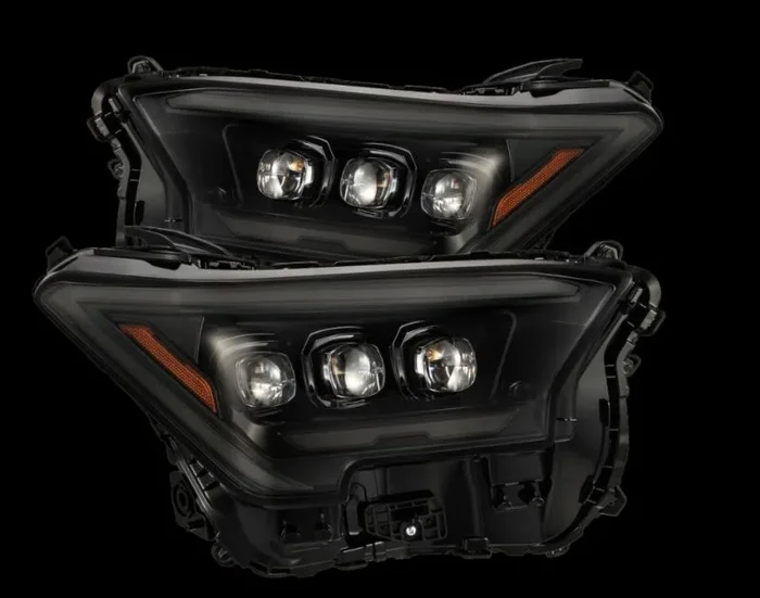 AlphaRex 2024 Toyota Tacoma NOVA-Series Projector Headlights (Pair) – Alpha-Black w/Activation Light
