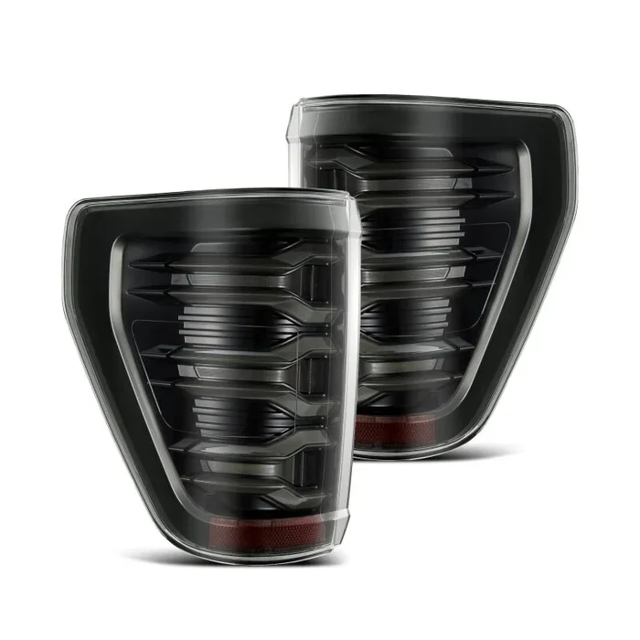 AlphaRex 21-22 Ford F150 LUXX LED Projector Tail Lights – Alpha-Black