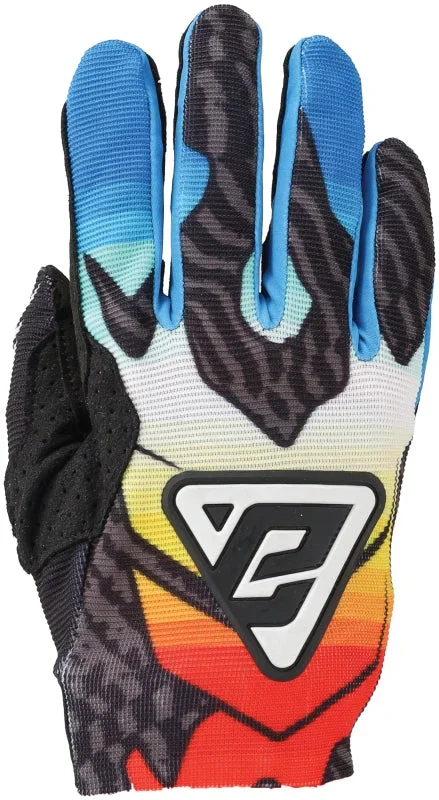 Answer 25 Aerlite Drip Gloves Black/White/Rainbow – Small