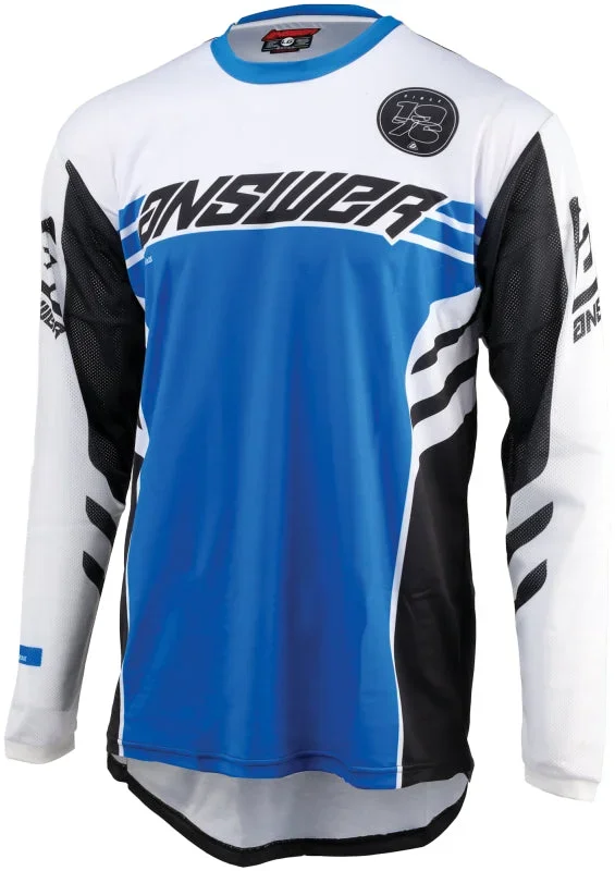 Answer 25 Arkon Nitrus Jersey Blue/Black/White Youth – Medium