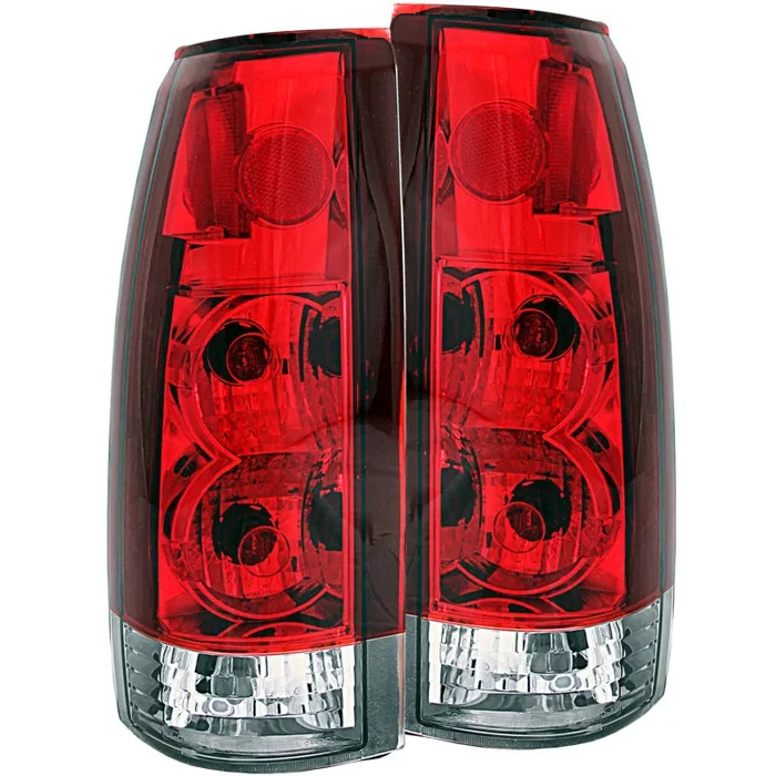 ANZO 1999-2000 Cadillac Escalade Taillights Red/Clear – New Gen4.9 lb