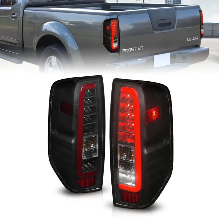 ANZO 2005-2021 Nissan Frontier LED Taillights Black Housing/Smoke Lens5.7 lb