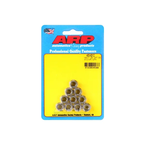 Arp 12pt SS Nut 8mm x 1.25 10pk