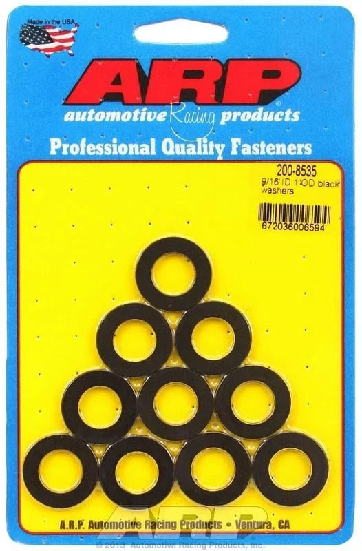 Arp Black Washers – 9/16 ID x 1 OD (10)