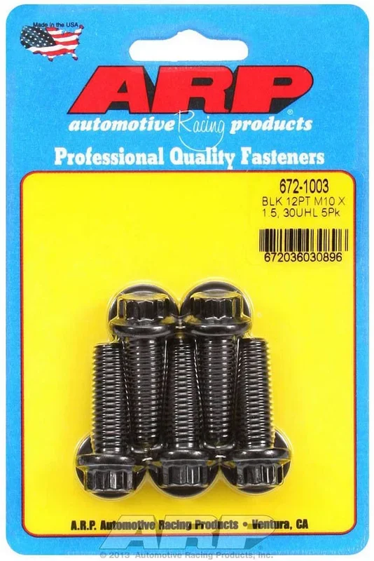 Arp Bolt Kit 12pt 5pk 10mm x 1.50 x 30mm